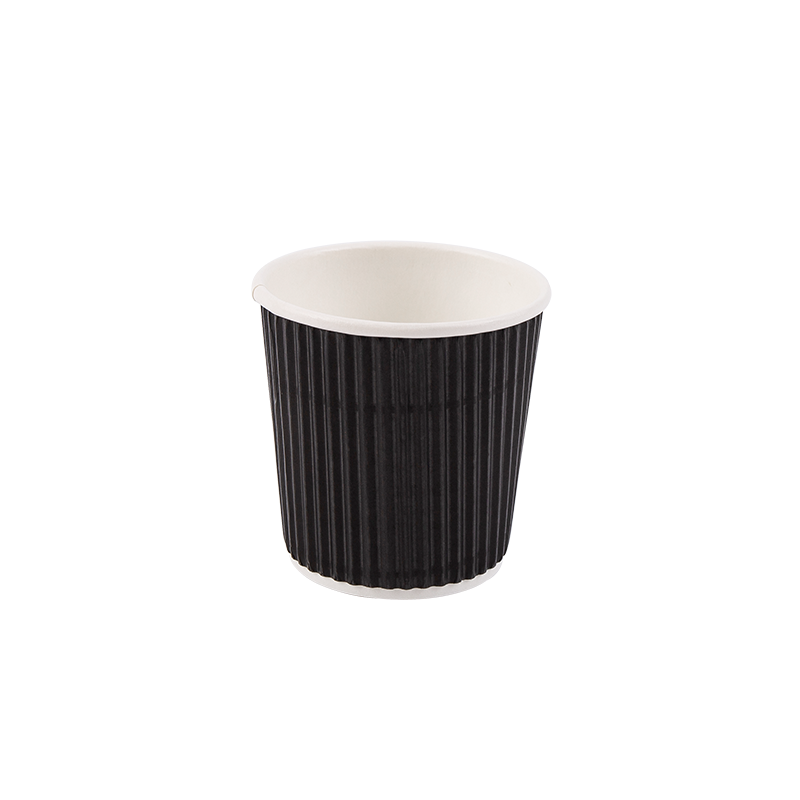 4oz jednorázové biologicky odbouratelné kelímky z vlnitého papíru