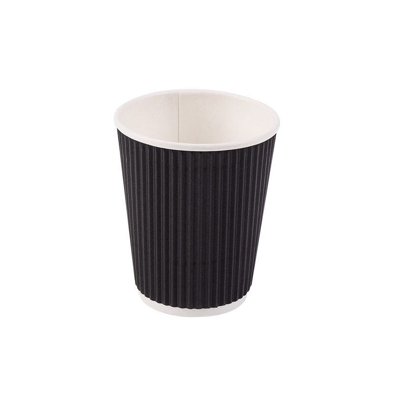 8oz jednorázové biologicky odbouratelné kelímky z vlnitého papíru