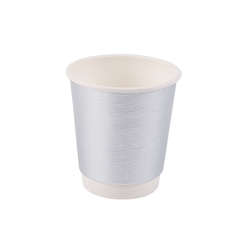 8oz Jednorázový biologicky odbouratelný dvouvrstvý papírový kelímek