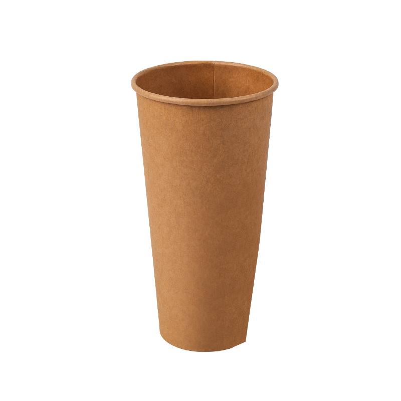 22oz Jednorázový biologicky odbouratelný jednovrstvý papírový kelímek