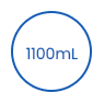 1100ml jednorázová odbouratelná balicí papírová miska icon