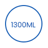 1300ml Biologicky odbouratelná miska na salát na jedno použití icon