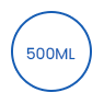 500ml jednorázová biologicky odbouratelná salátová papírová miska icon