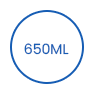 650ml jednorázová odbouratelná balicí papírová miska icon